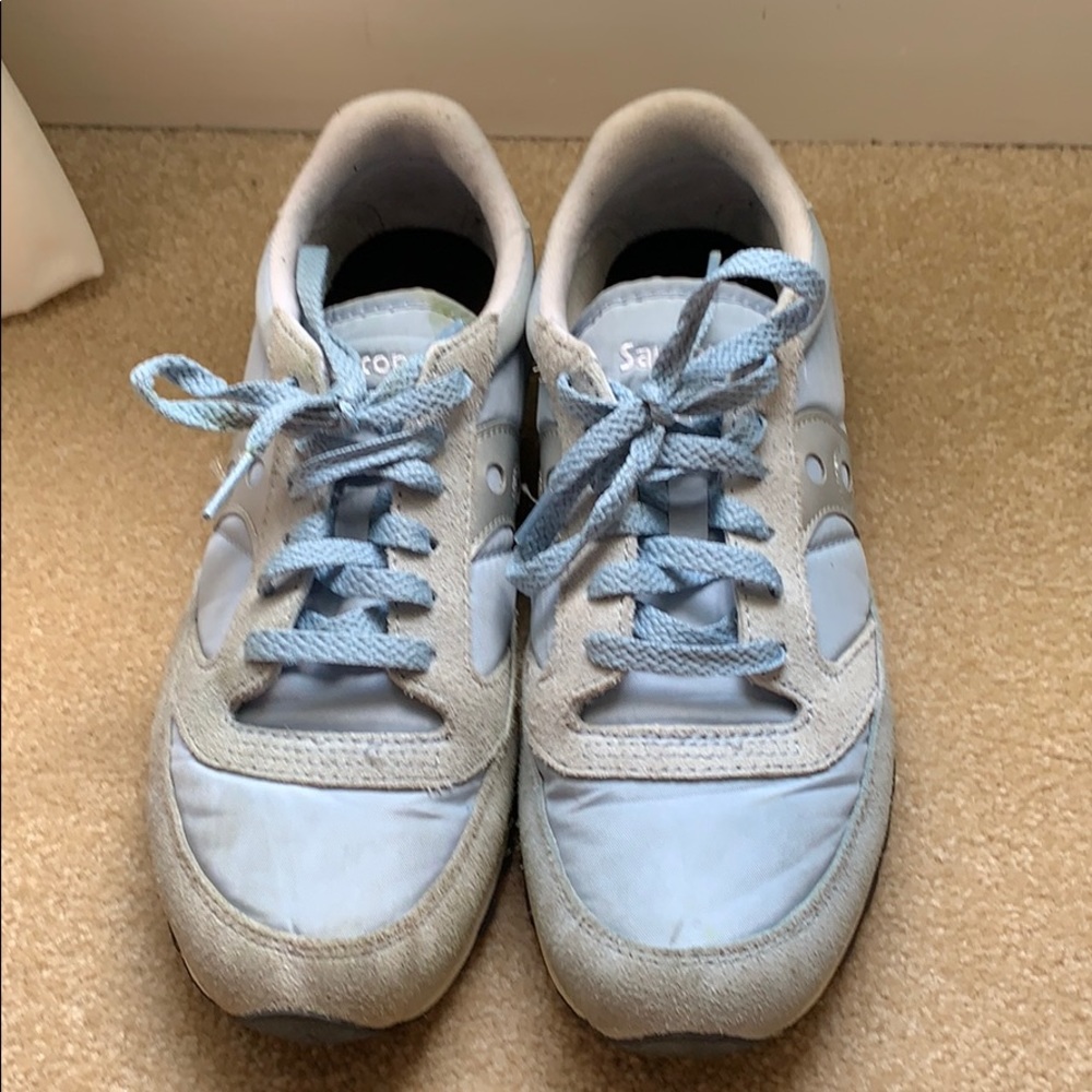 Light blue Saucony sneakers